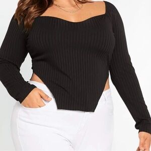 Black long sleeve tee